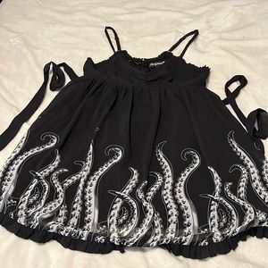 Sourpuss tentacle strappy dress